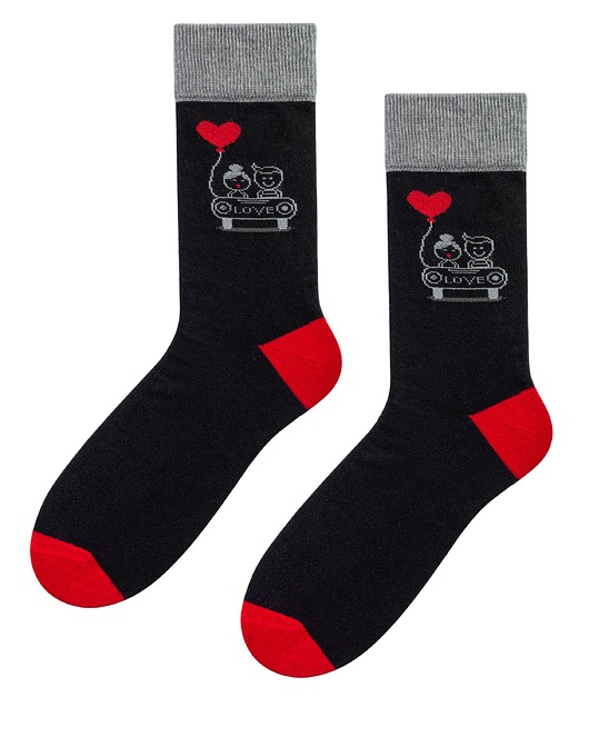 Skarpetki męskie Walentynki Popsox
