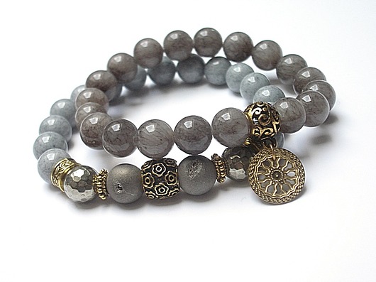 Grey and old gold /04-12-15/ - duo  KiKa pracownia