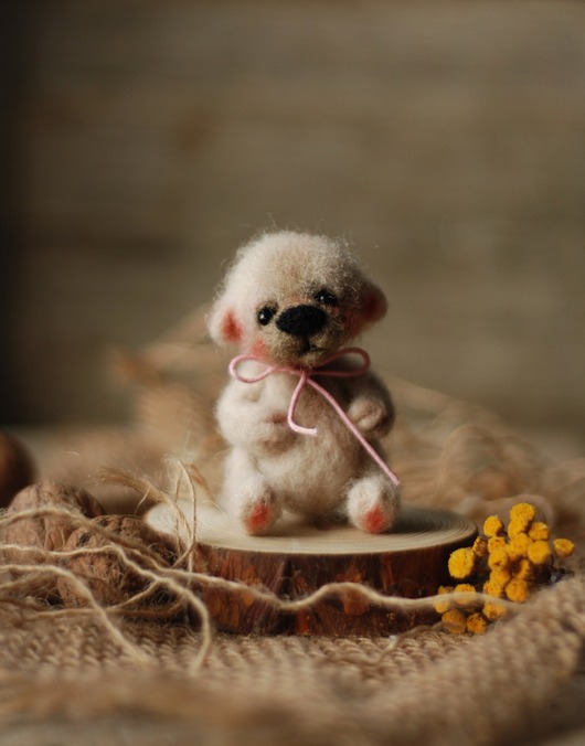 Kremowy Miś BoboLobo Handicraft