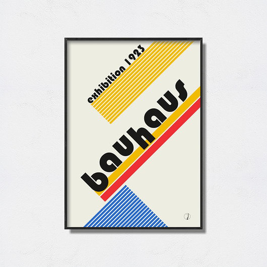 plakaty Bauhaus Art Exhibition plakat