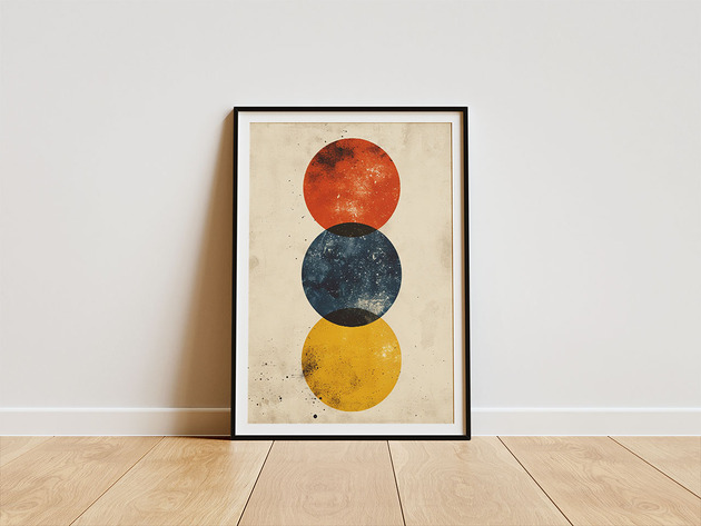 plakaty Plakat - Abstract  Circles