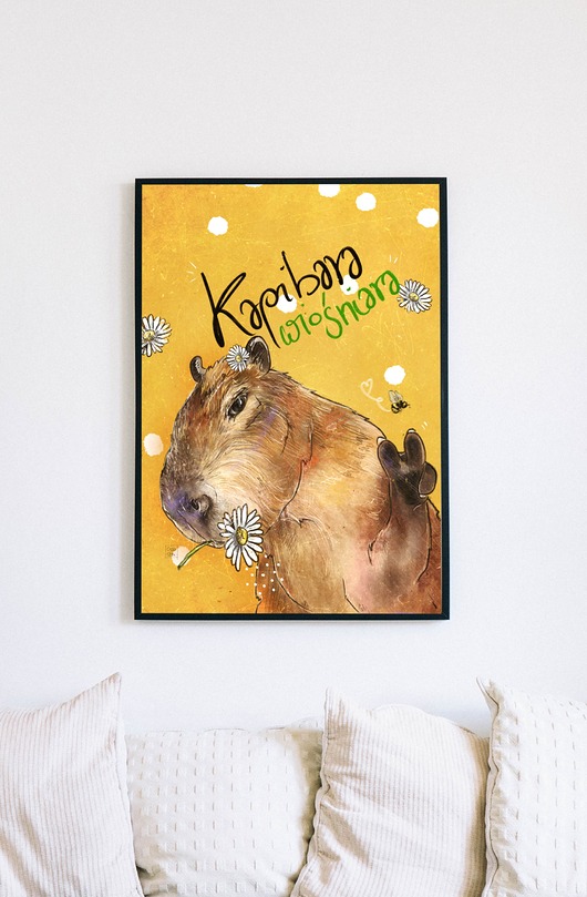 plakaty Plakat - Kapibara