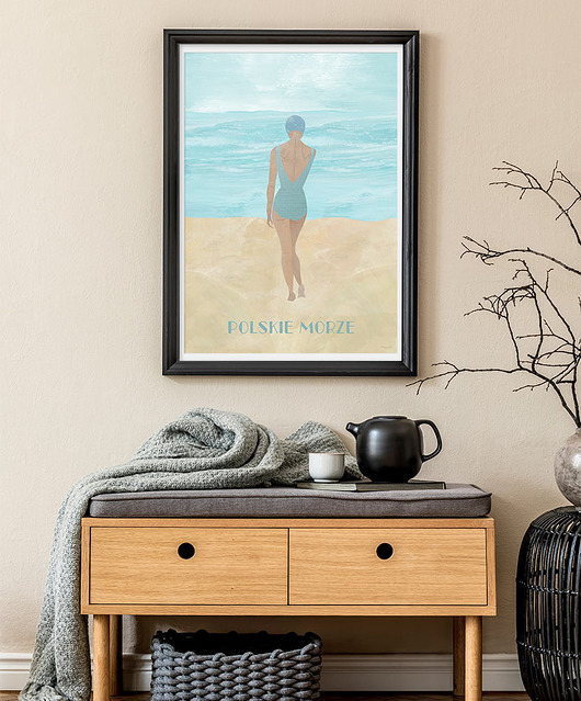 plakaty Polskie morze Bałtyk - plakat 50x70 cm