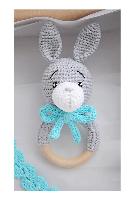 pokój dziecka - różne Zając-  turkus