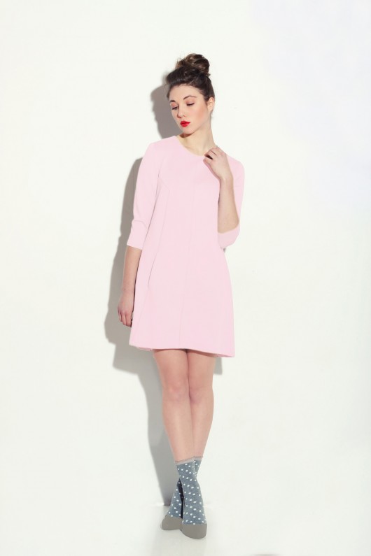 Unique pastel dress roz 36 BONJOUR and KISS