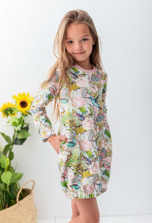 sukienki dla dziewczynki Ołówkowa sukienka dla dziewczynki Lily Grey