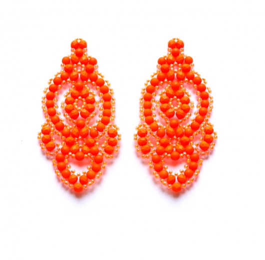 Circles and lines- neon  Republika jewelry