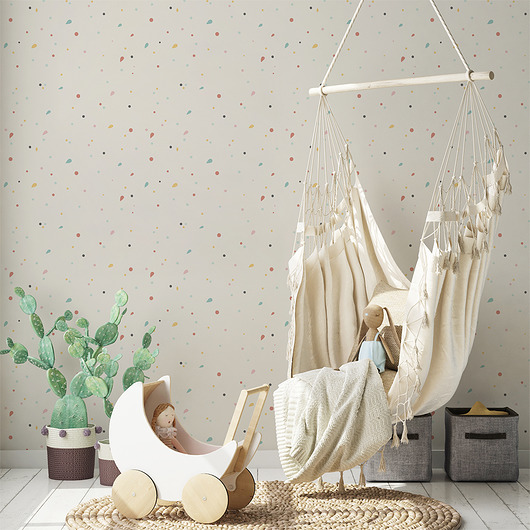 Tapeta Motitas Beige Motif