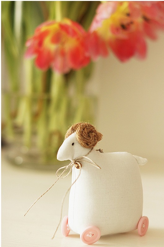 ozdoby wielkanocne Baranek wielkanocny