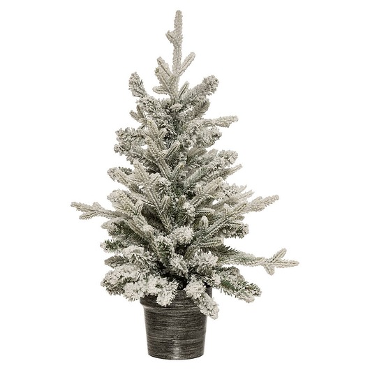 choinki Choinka sztuczna w doniczce 70 cm ELIKA - II ośnieżona
