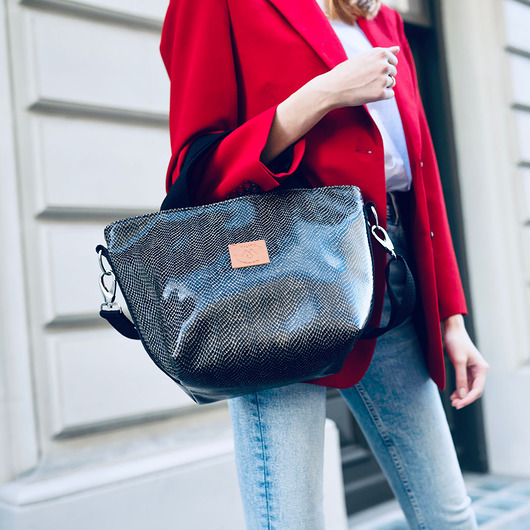 torby na ramię Torba Mili Basic Black - czarna