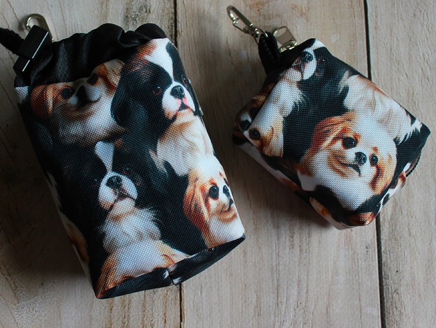 dla zwierząt różne Zestaw saszetka na smaczki i woreczki # chin