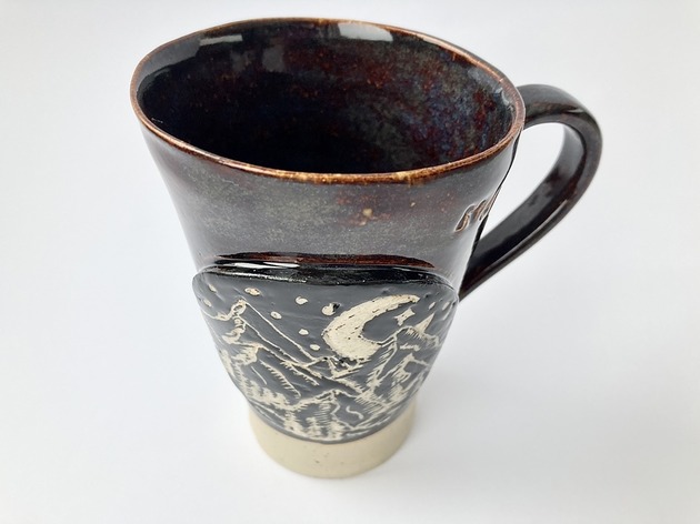 kubki Kubek ceramiczny "Góry"