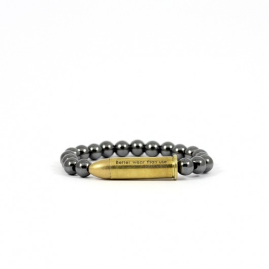 Better Wear Than Use- Hematite Bracelet Unikke Design