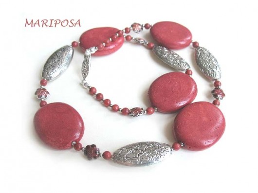 ceramica - plastry czerwieni mariposa