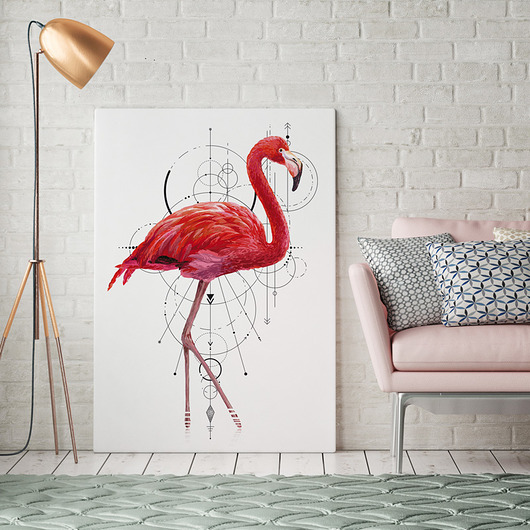 Plakat Flaming 70x100cm B1 HOG STUDIO