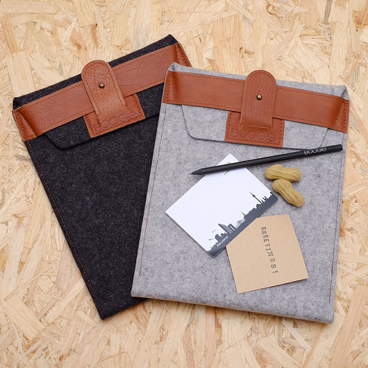 CITY DE LUXE iPAD szary melanż BOOGIE design