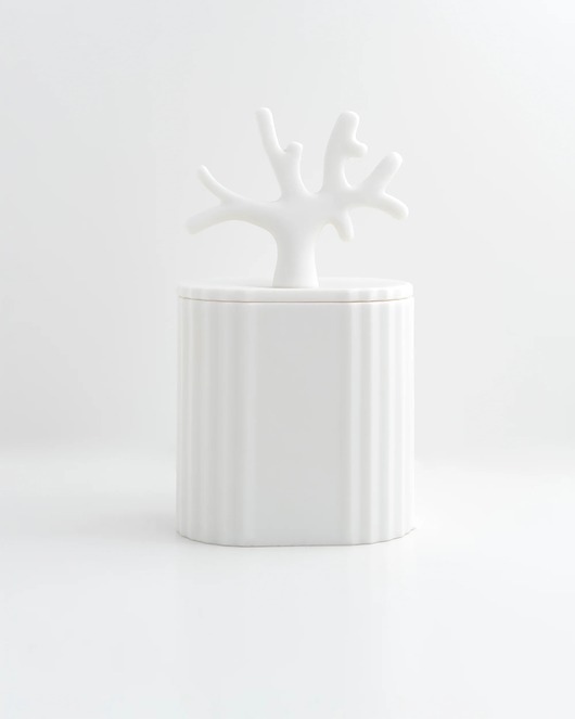 świeczniki i świece Ki - pojemnik z porcelany Parian