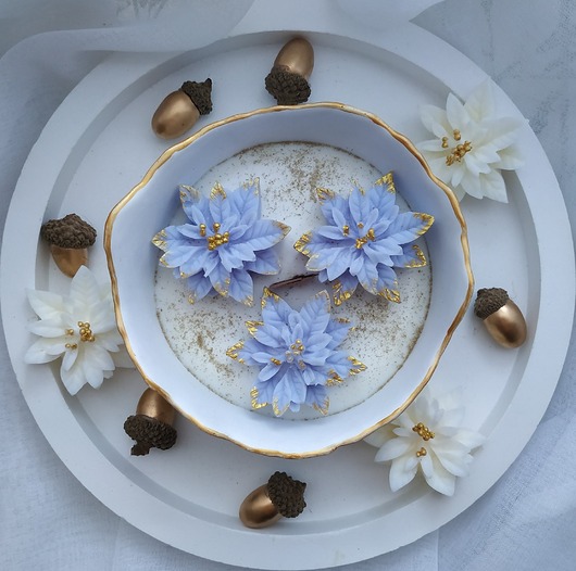 świeczniki i świece Świąteczna świeca sojowa