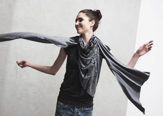 Wielofunkcyjna Chusta Bluzka ORIGAMI Melange CADOaccessories