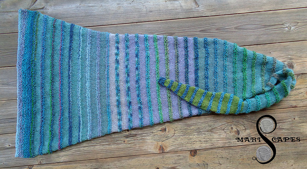 szale damskie UNIKAT szal-kameleon "Spring"