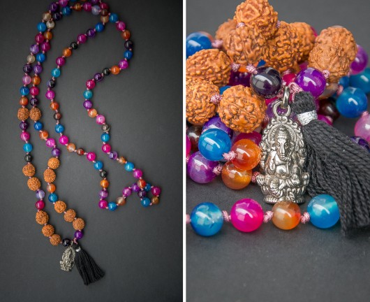 BOHO HINDI MALA /// naszyjnik bransoleta GANESHA NOMAD ACCESSORIES