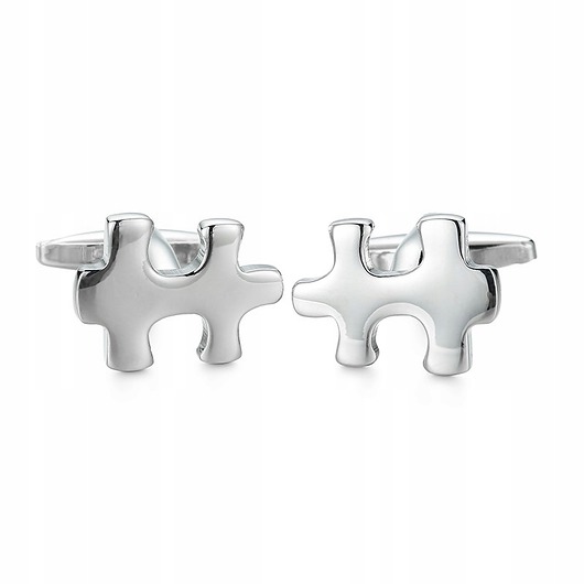 spinki do mankietów PUZZLE SPINKI DO MANKIETÓW KOSZULI prezent