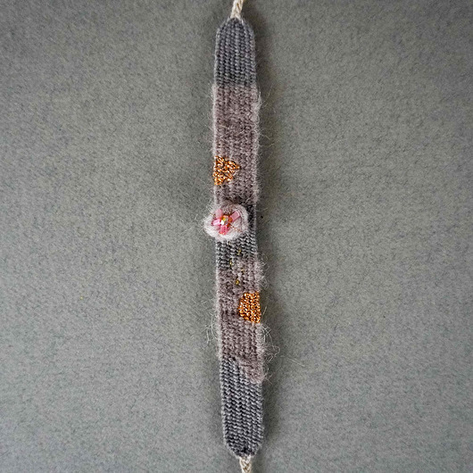 bransoletki - inne Tkana bransoletka boho - mglisty poranek