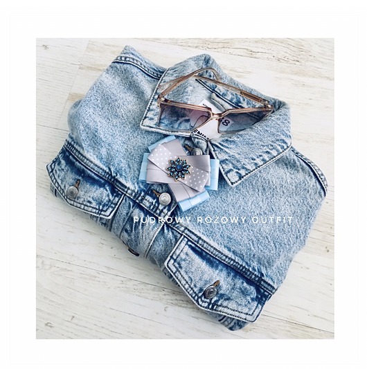 broszki Brosza  pastelowa Baby Blue NEW