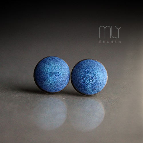 Kolczyki ceramiczne Lapis Magda Łysiak