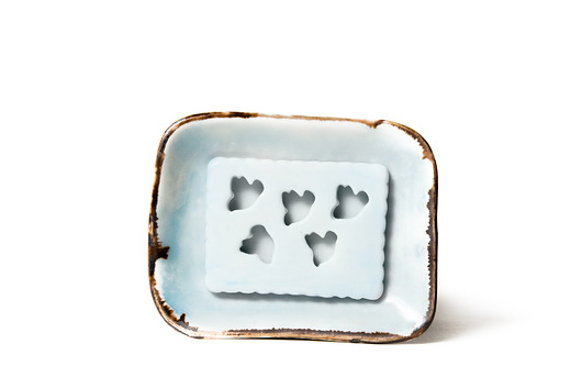 Mydelniczka Porcelanowa Beżowa OLIVIA PLUM