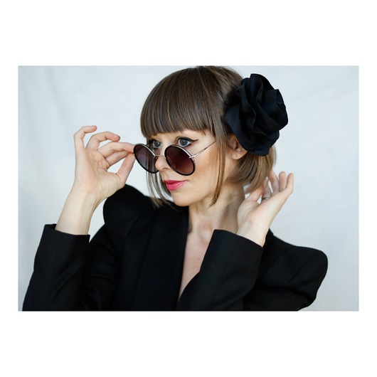 spinki i klamry do włosów Jedwabna spinka róża