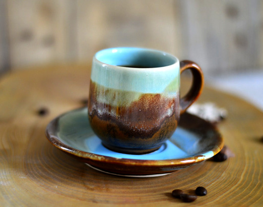 Filiżanka espresso 100 ml ze spodkiem  ArtMika design