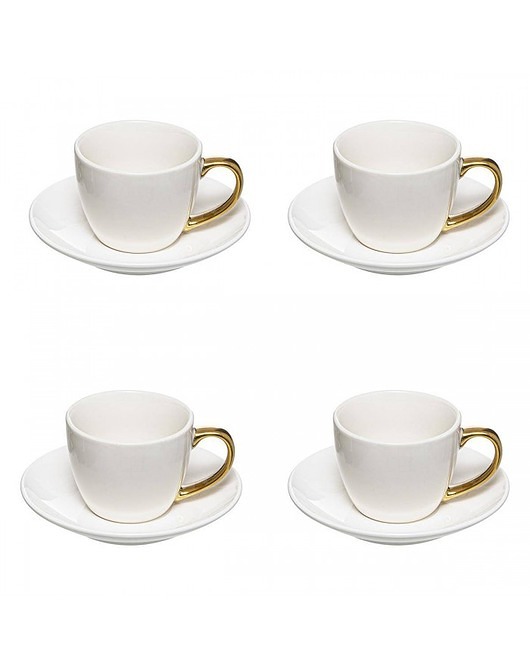 Filiżanka Porcelanowa 4 szt. Komplet do Espresso MIA home
