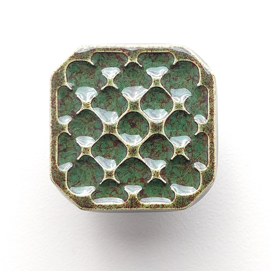 gałki do mebli Gałka do mebli, zielono-brązowa, wz.8