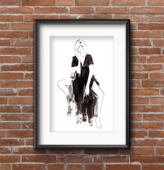 Boho girl - wydruk Soll