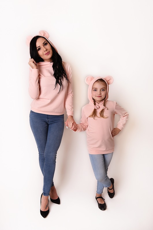 Komplet Bluz " Mama i Córka" LM47/2 i LD47/2 LATORI