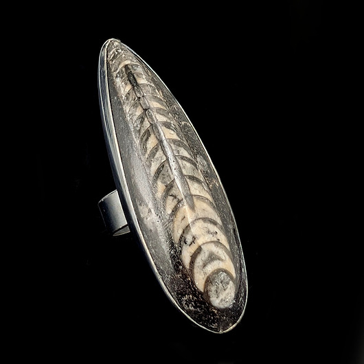 obrączki Pierścień z łodzikiem