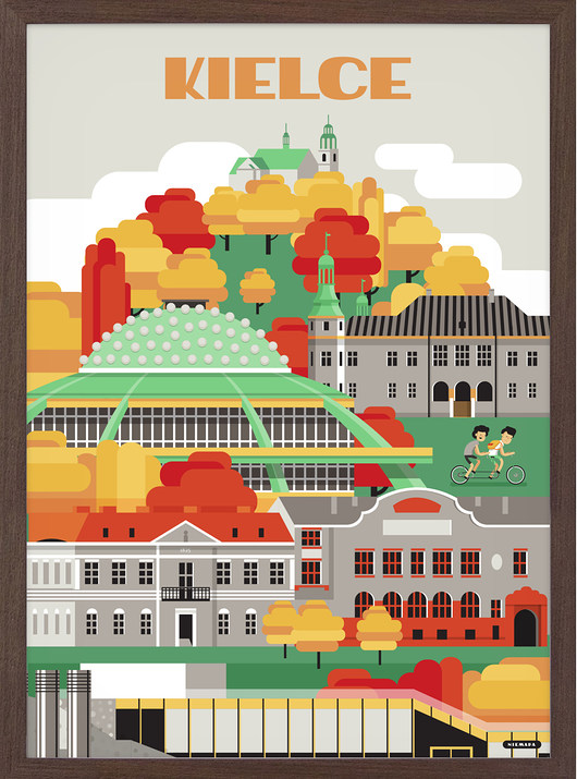 plakaty Plakat Kielce, 61x91