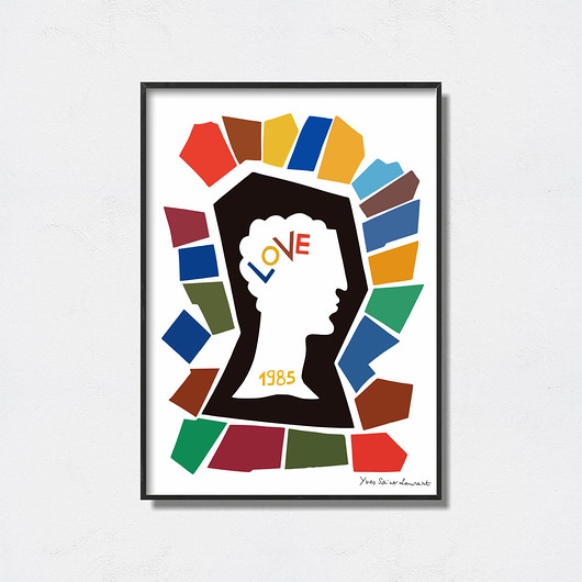 plakaty Yves Saint Laurent "Love Poster 1985"