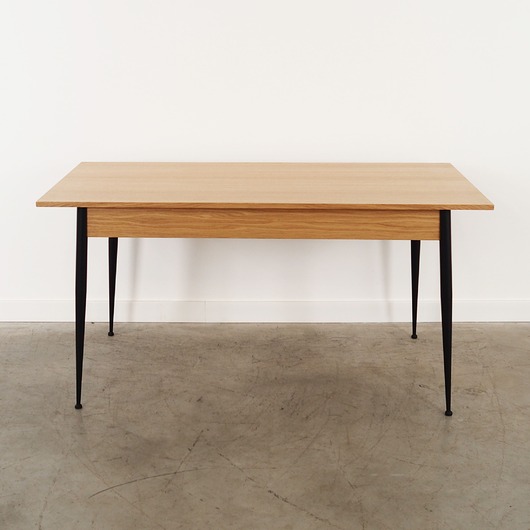 stoły Stół dębowy, włoski design, lata 80, produkcja: Włochy