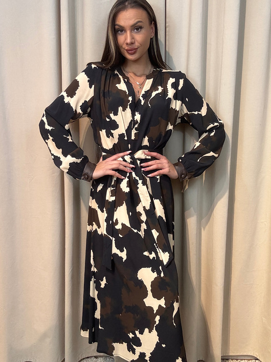 sukienki maxi damskie Wiskozowa sukienka Fondente