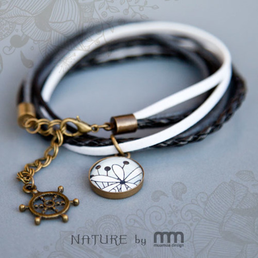 FLOWERS bransoletka 2in1 muamua design