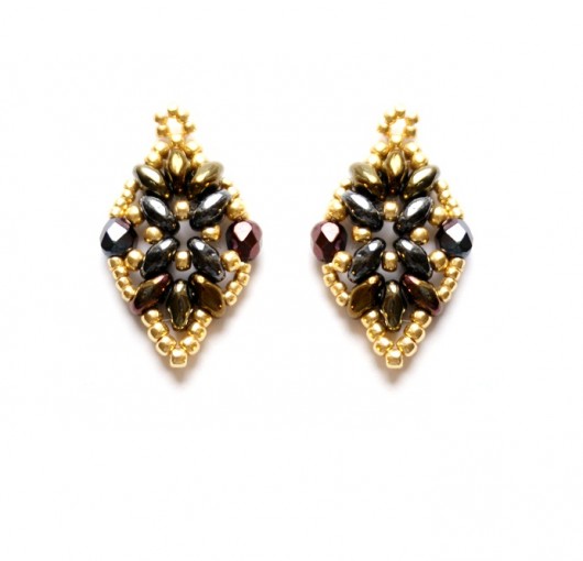 Glossy earrings Republika jewelry
