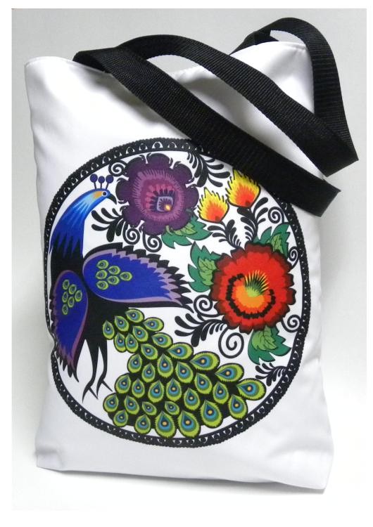 Duża torba z motywem folk Gaul Designs
