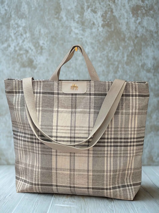 torby XXL Shopper GMB krata jasna