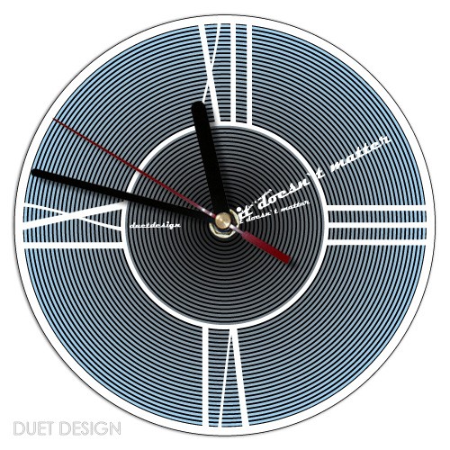 Zegar - it doesn`t matter która godzina Duet design