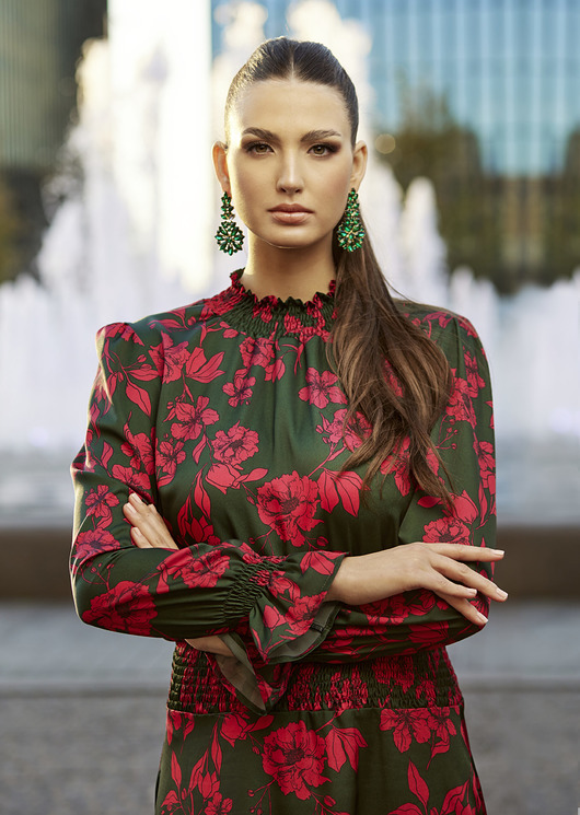 sukienki maxi damskie Sukienka Madonna Floral