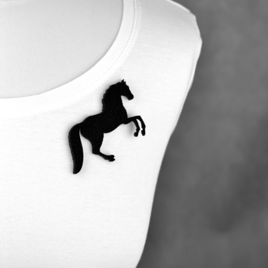 FeltHorse felt label