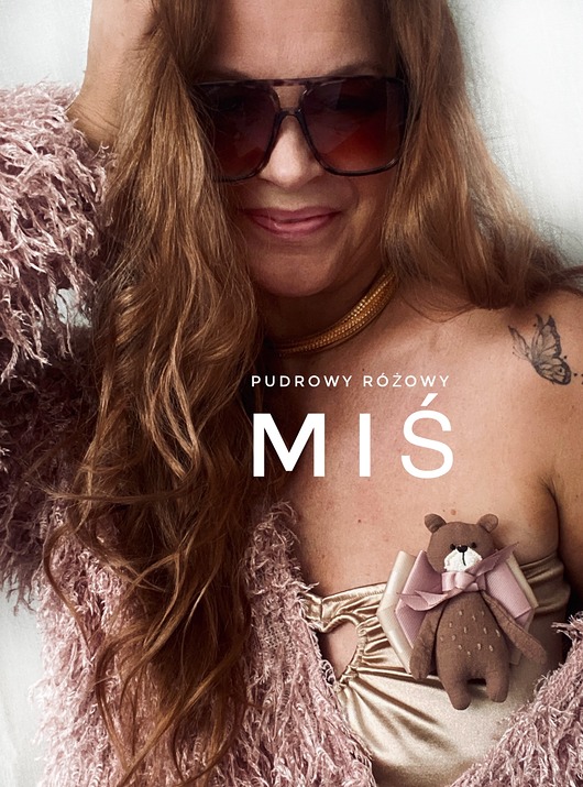 broszki Artystyczna Brosza z niesamowitym Misiem! Pop Art MIŚ